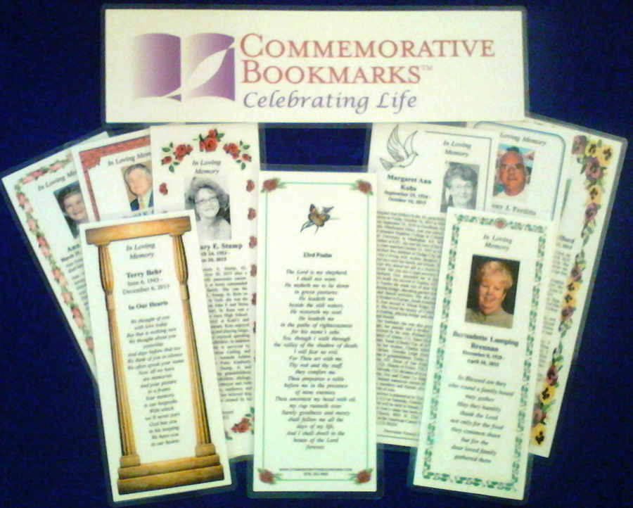 Memorial Bookmarks - honoring your loved one | The Grief Toolbox